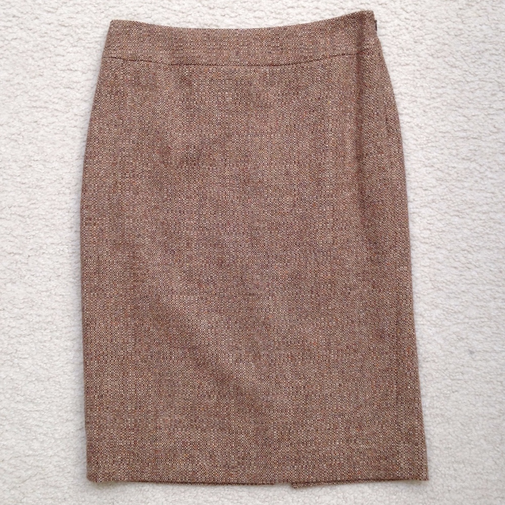 Ann Taylor Loft Brown Wool Skirt